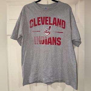 Men’s Genuine Merchandise Cleveland Indians Grey T Shirt